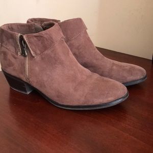 Brown low cut boots